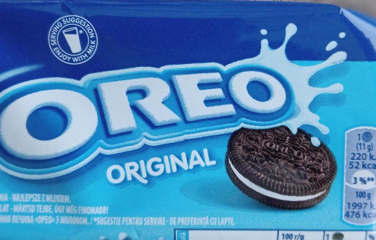 Zdjęcia - Oreo Original Ciastka kakaowe z nadzieniem o smaku waniliowym