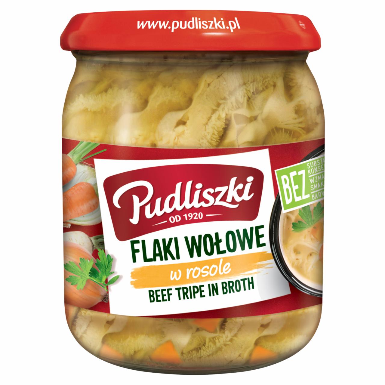 Zdjęcia - Pudliszki Flaki wołowe w rosole 500 g