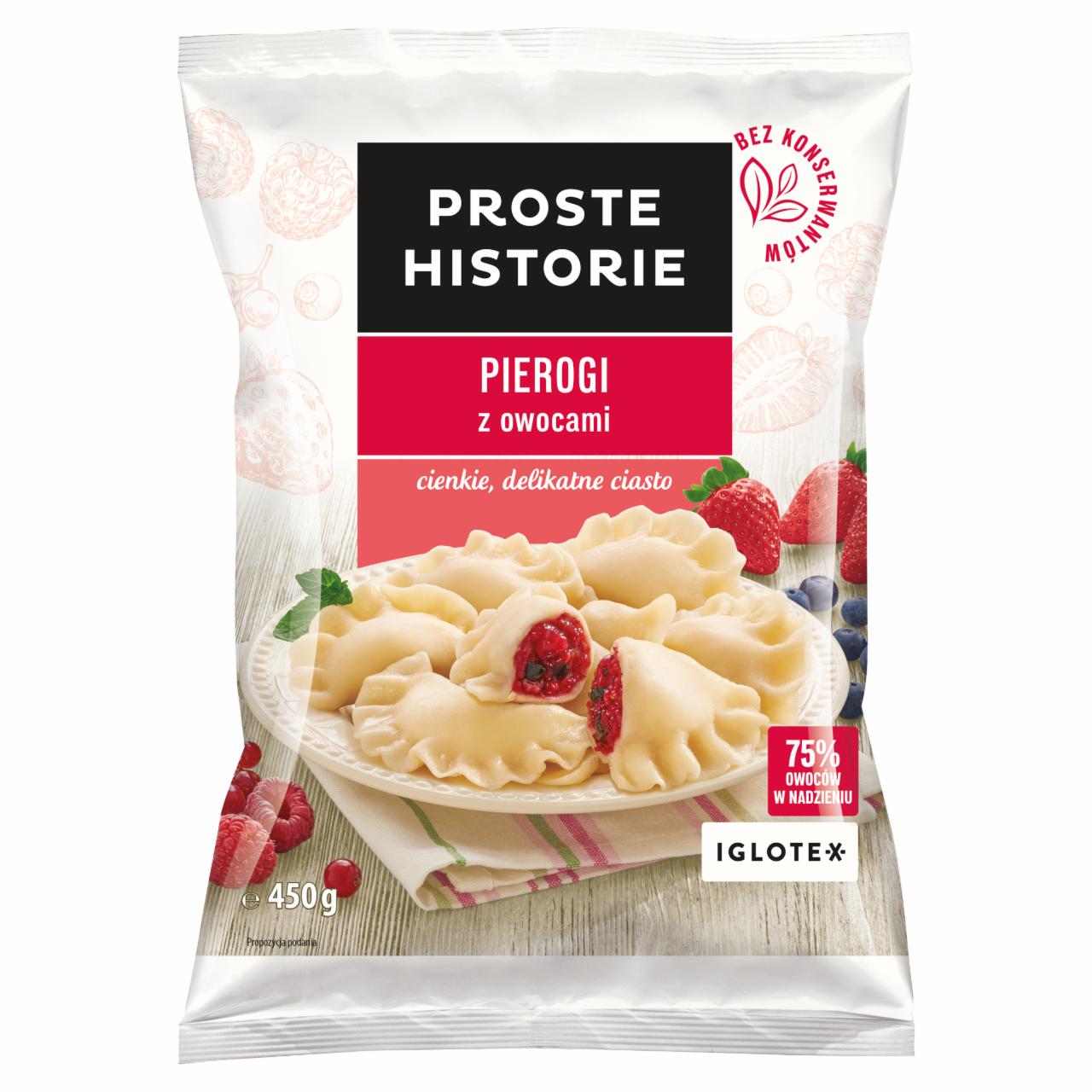 Zdjęcia - Proste Historie Pierogi z owocami 450 g