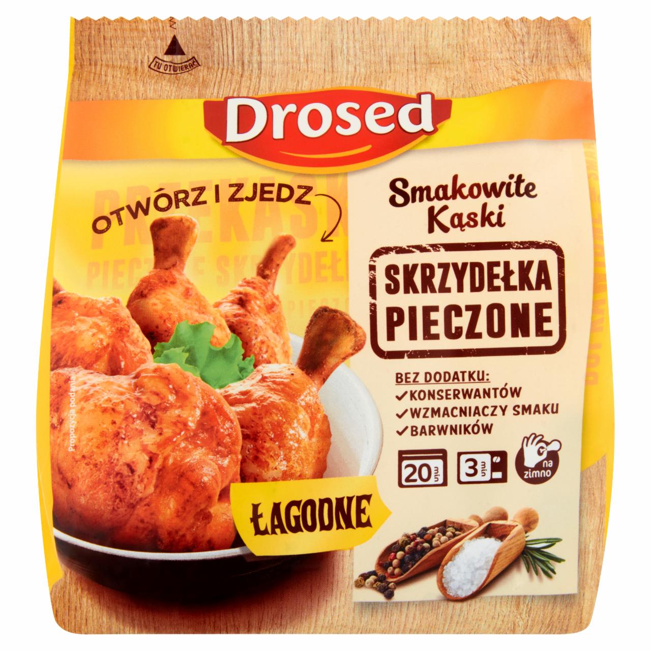 Zdjęcia - Drosed Smakowite Kąski Skrzydełka pieczone łagodne 250 g (5-7 sztuk)