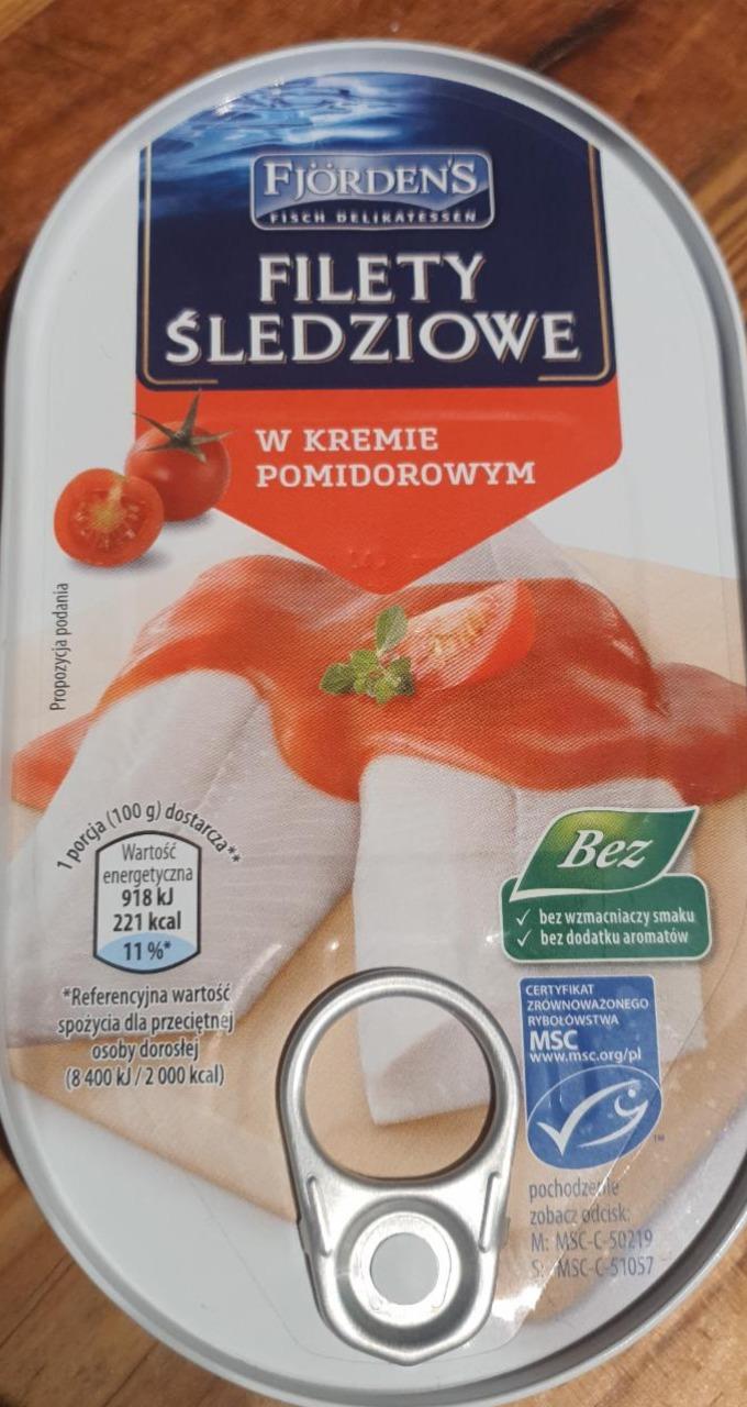 Zdjęcia - Śledzie w kremie pomidorowym Fjordens