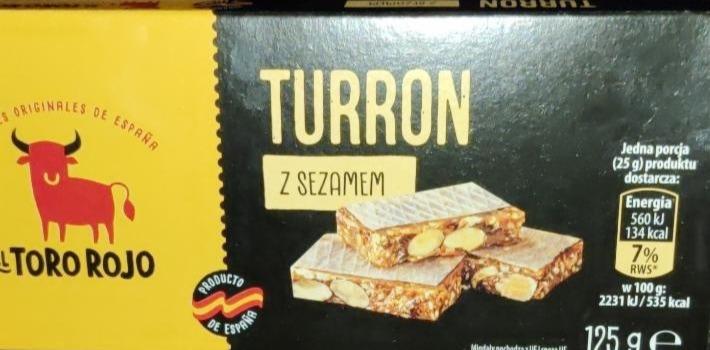 Zdjęcia - Turron z sezamem