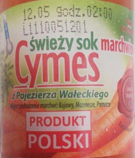 Zdjęcia - Cymes świeży sok marchwiowy