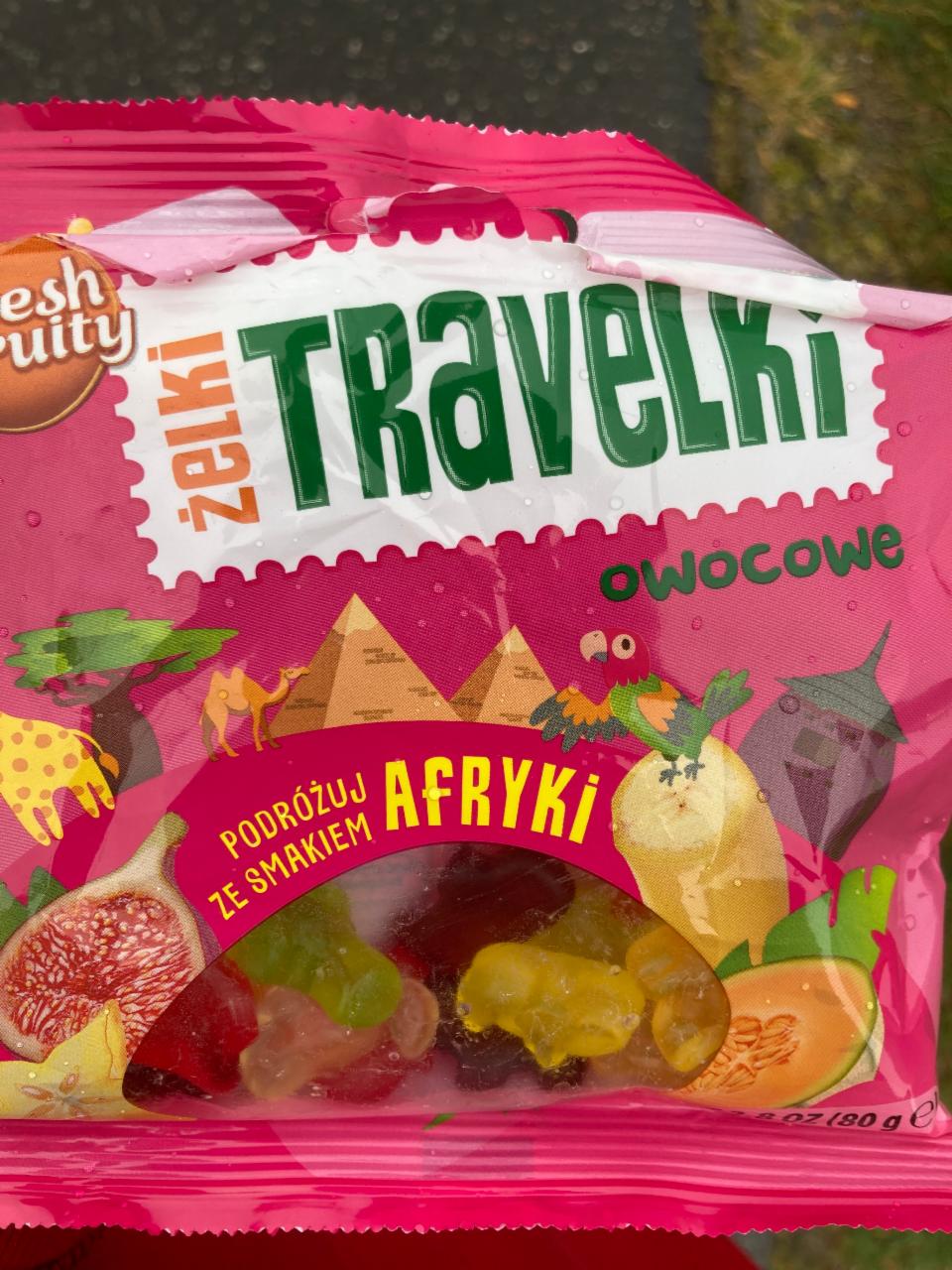 Zdjęcia - Żelki Travelki owocowe smaki Afryki Fresh&Fruity