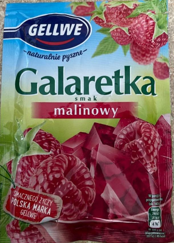 Zdjęcia - Galaretka smak malinowy Gellwe