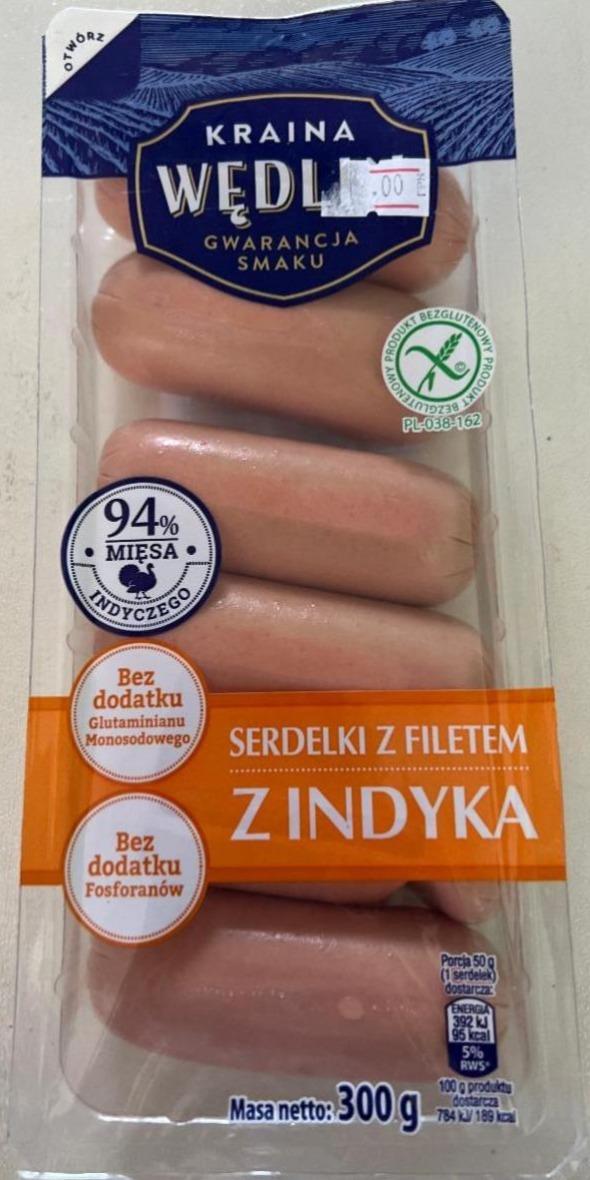 Zdjęcia - Serdelki z filetem z indyka Kraina wędlin