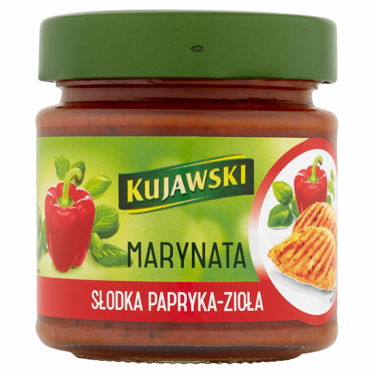 Zdjęcia - Kujawski Marynata Słodka papryka-zioła 180 ml