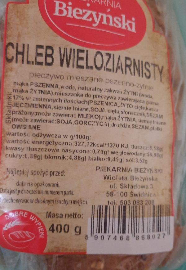 Zdjęcia - Chleb wieloziarnisty Piekarnia Bieżyński