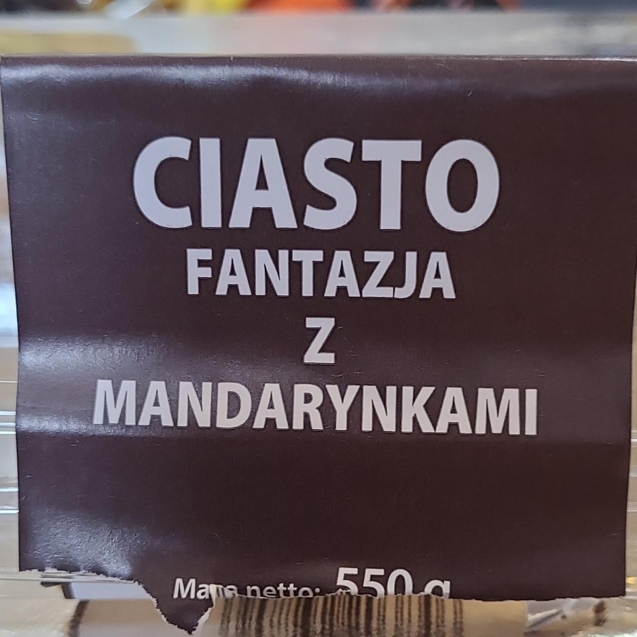 Zdjęcia - ciasto fantazja z mandarynkami