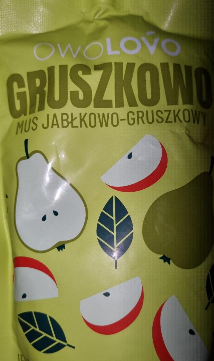 Zdjęcia - OWOLOVO mus jablkowo gruszkowy