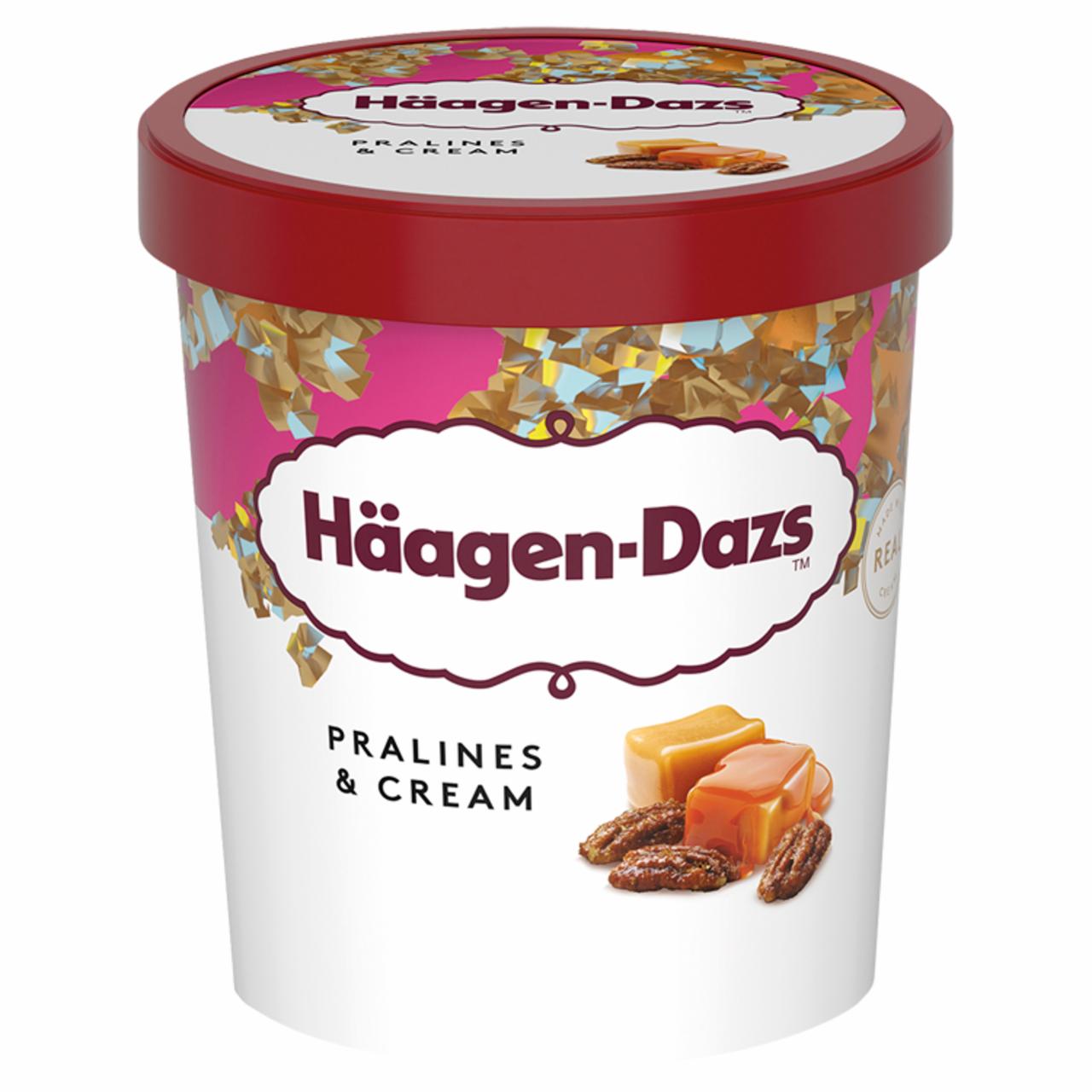 Zdjęcia - Häagen-Dazs Lody waniliowe z sosem karmelowym i orzechami pekan 460 ml