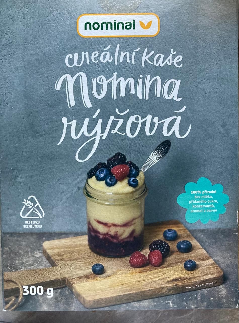 Zdjęcia - Nominal Kaszka zbożowa Nomina ryżowa 300 g