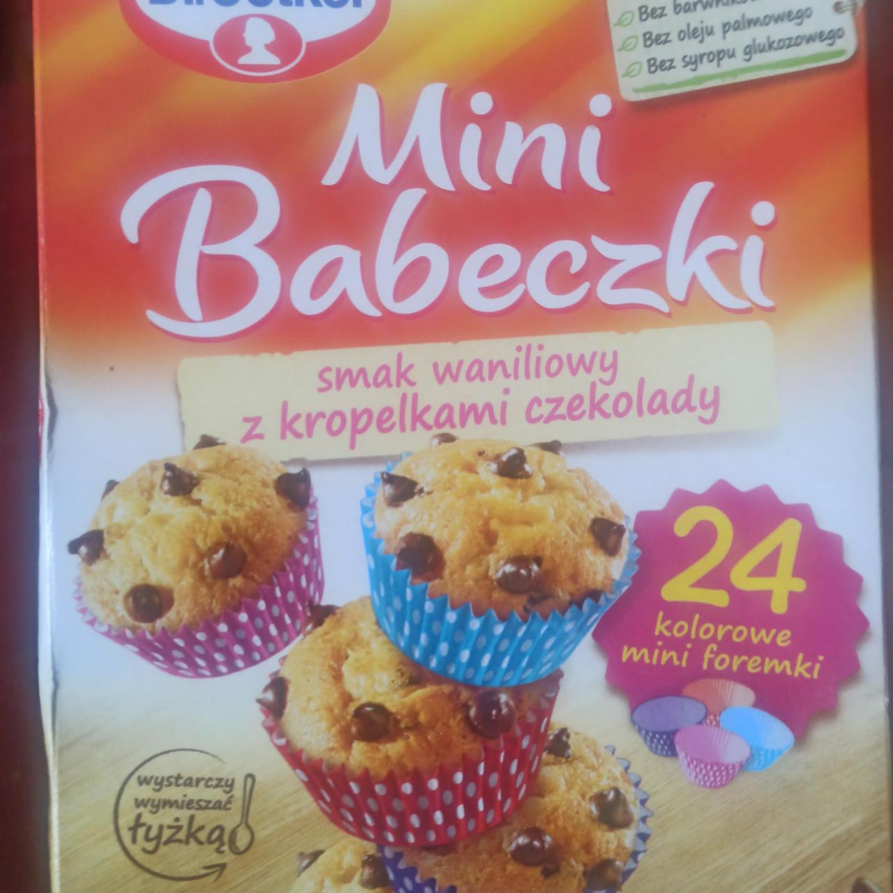 Zdjęcia - Dr. Oetker Mini Babeczki smak waniliowy z kropelkami czekolady 250 g