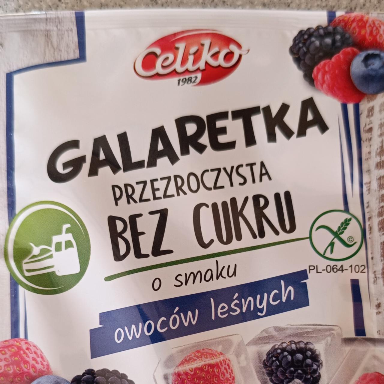 Zdjęcia - Galaretka bez cukru o smaku owocow lesnych Celiko