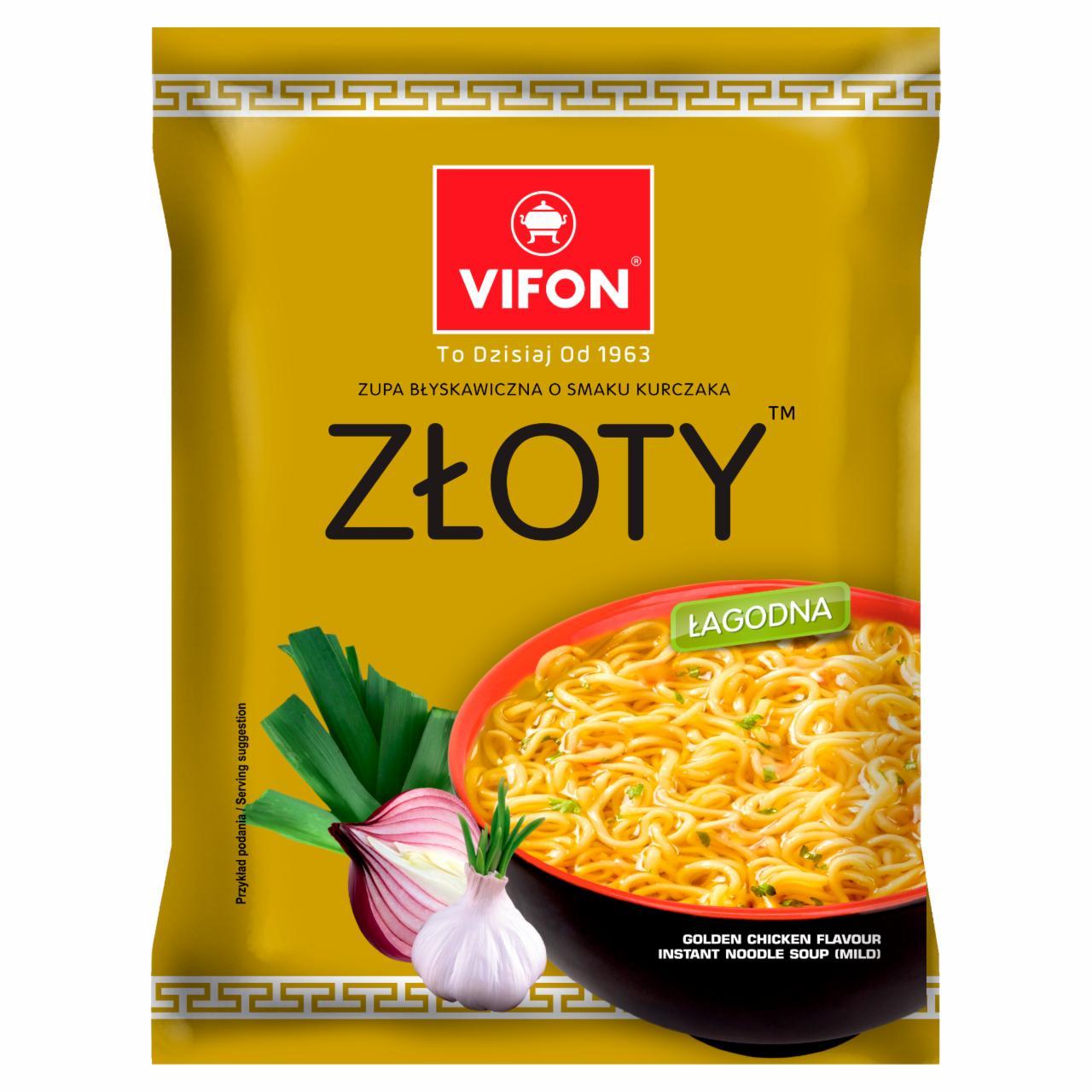 Zdjęcia - Złoty zupa błyskawiczna o smaku kurczaka łagodna Vifon