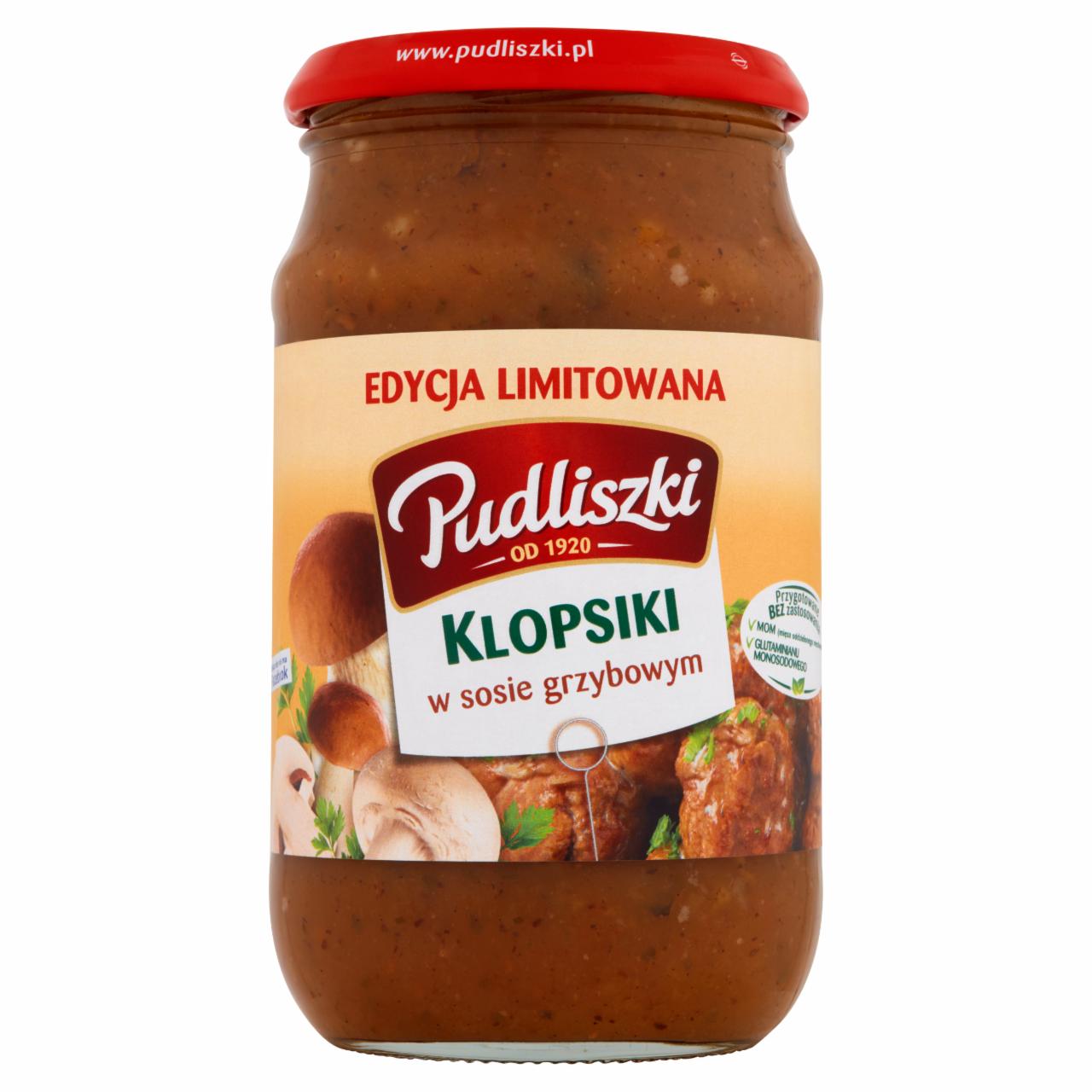 Zdjęcia - Pudliszki Klopsiki w sosie grzybowym 600 g