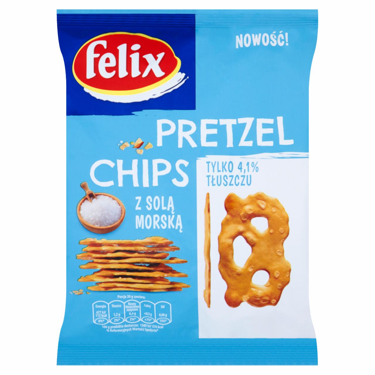 Zdjęcia - Felix Pretzel Chips z solą morską 70 g