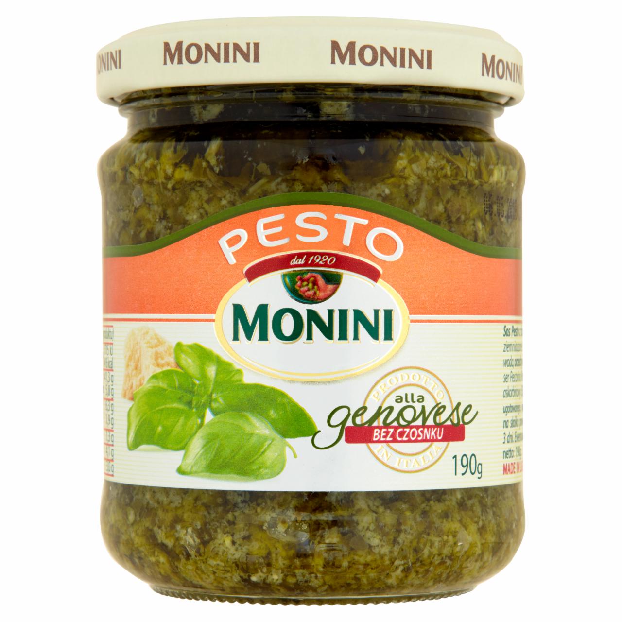 Zdjęcia - Monini Sos Pesto 190 g