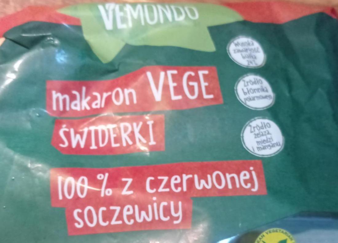 Zdjęcia - Makaron vege świderki Vemondo