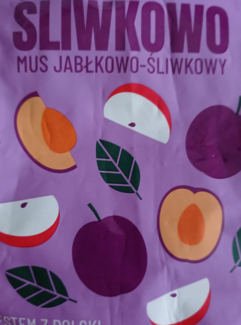 Zdjęcia - Owolovo Śliwkowo Mus jabłkowo-śliwkowy 200 g