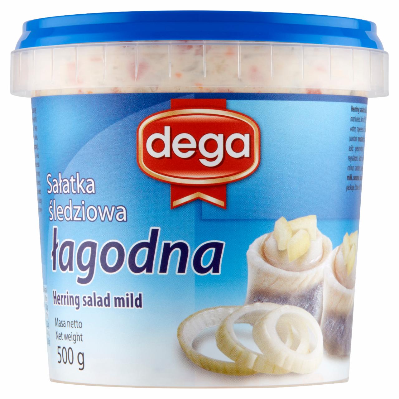 Zdjęcia - Dega Sałatka śledziowa łagodna 500 g