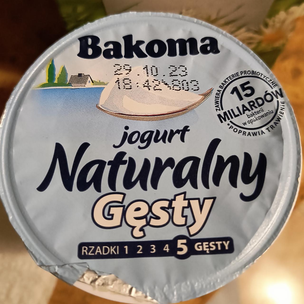 Zdjęcia - Jogurt naturalny gęsty Bakoma