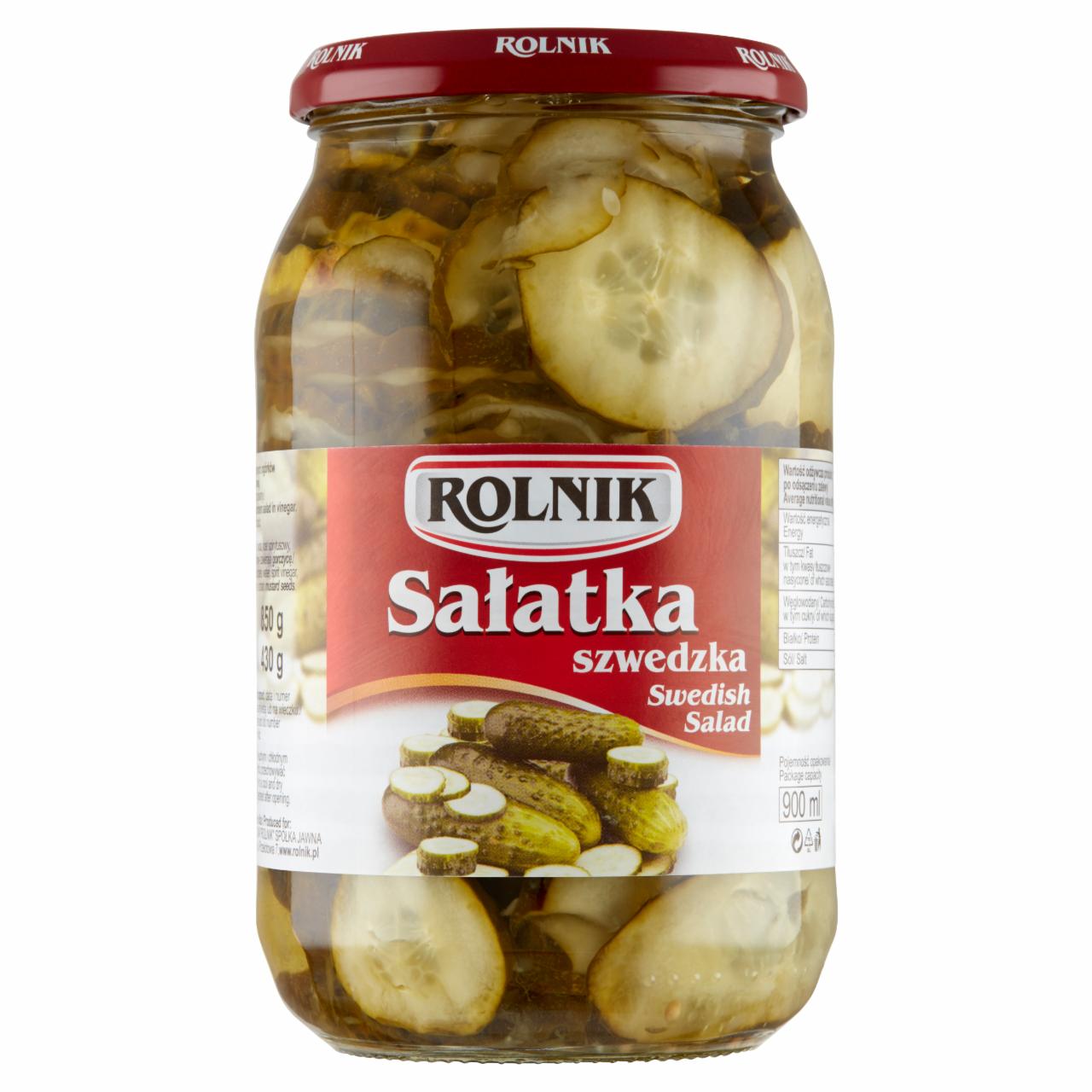 Zdjęcia - Rolnik Sałatka szwedzka 850 g