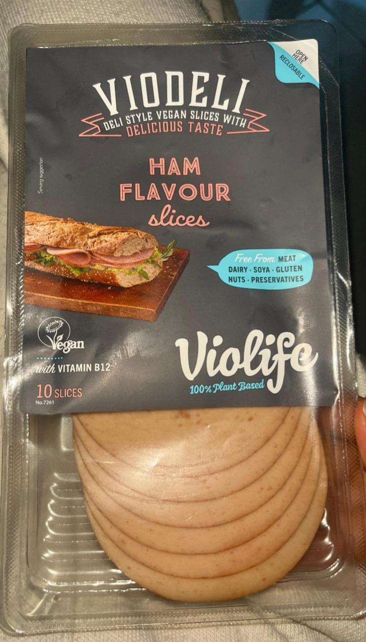 Zdjęcia - Viodeli Ham Flavour Slices Violife