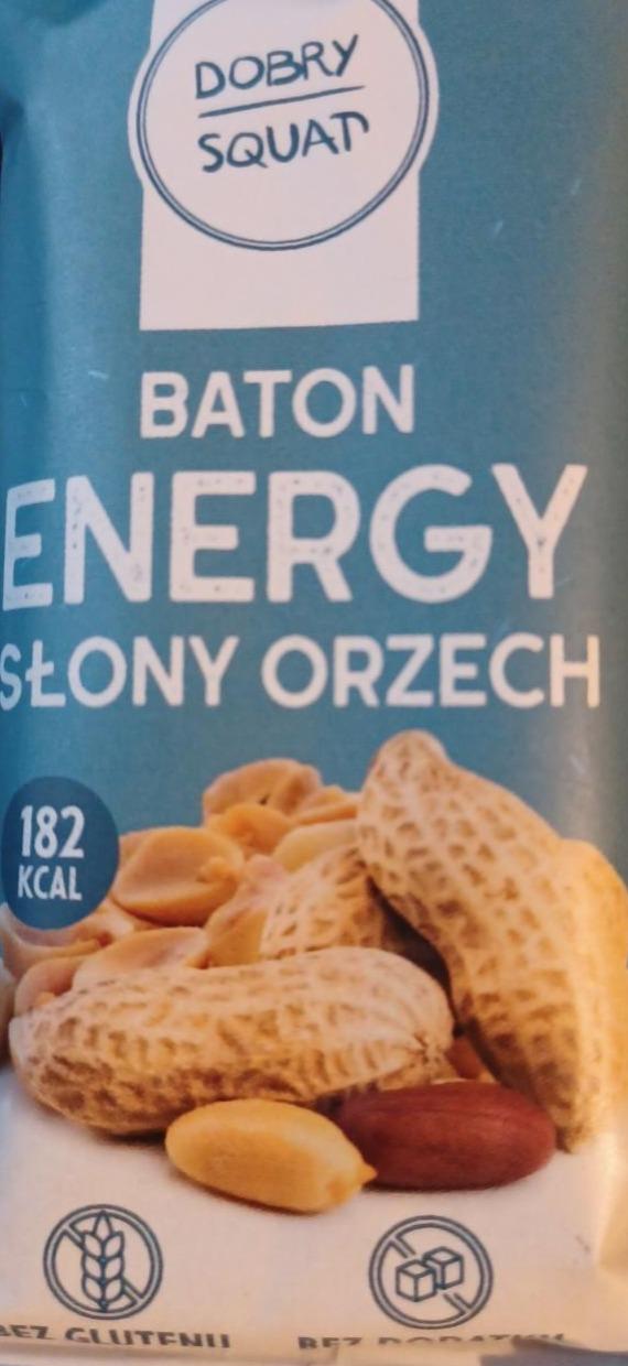 Zdjęcia - Baton energy słony orzech Dobry Squat