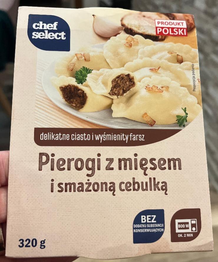 Zdjęcia - pierogi z mięsem i smażoną cebulką chef select