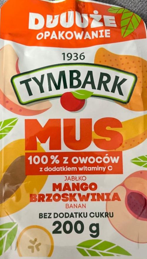 Zdjęcia - Mus jabłko mango brzoskwinia banan Tymbark