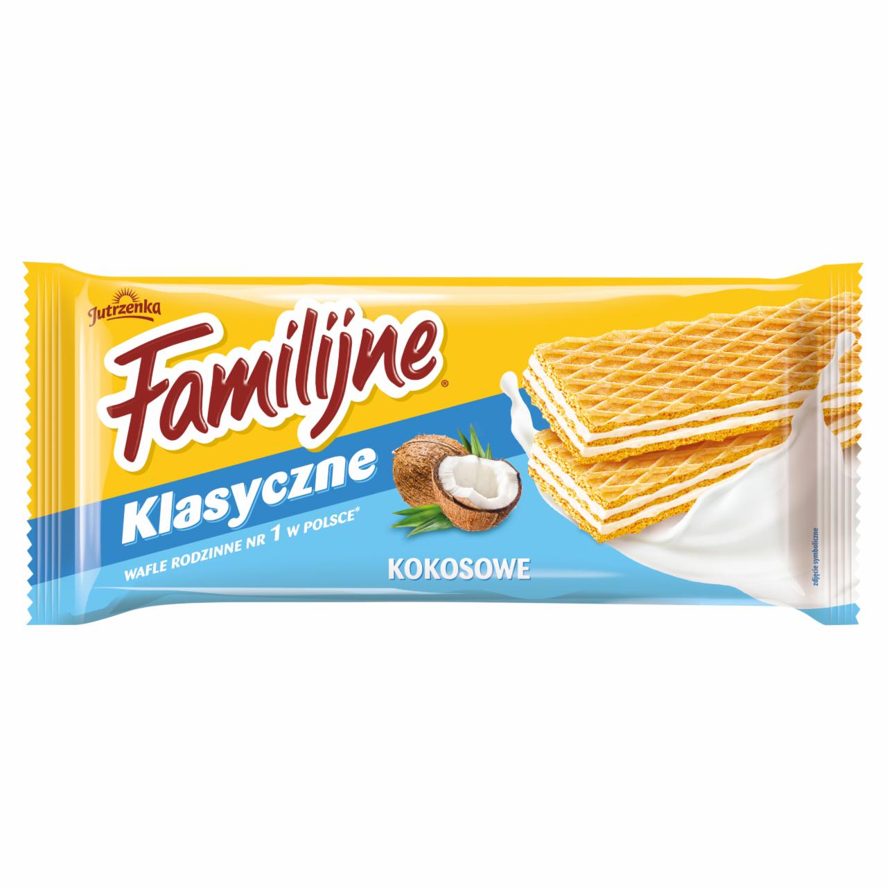 Zdjęcia - Familijne Klasyczne wafle kokosowe 180 g