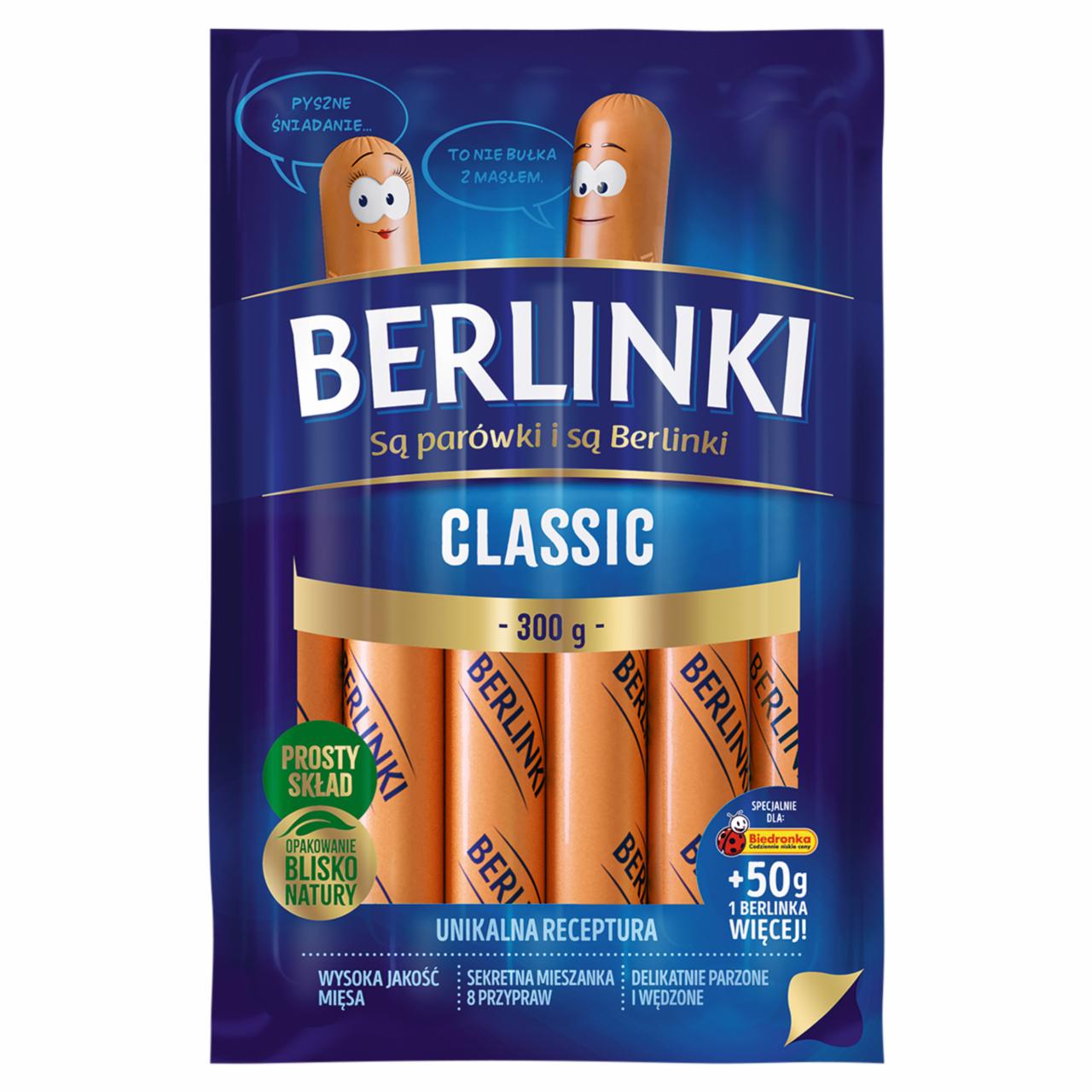 Zdjęcia - Berlinki Classic Kiełbasa 300 g