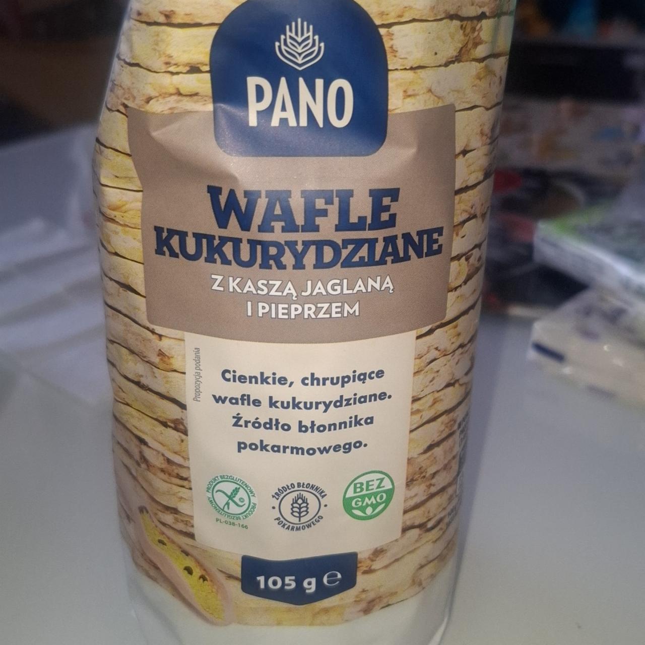 Zdjęcia - Wafle Kukurydziane z Kaszą jaglaną i Pieprzem Pano