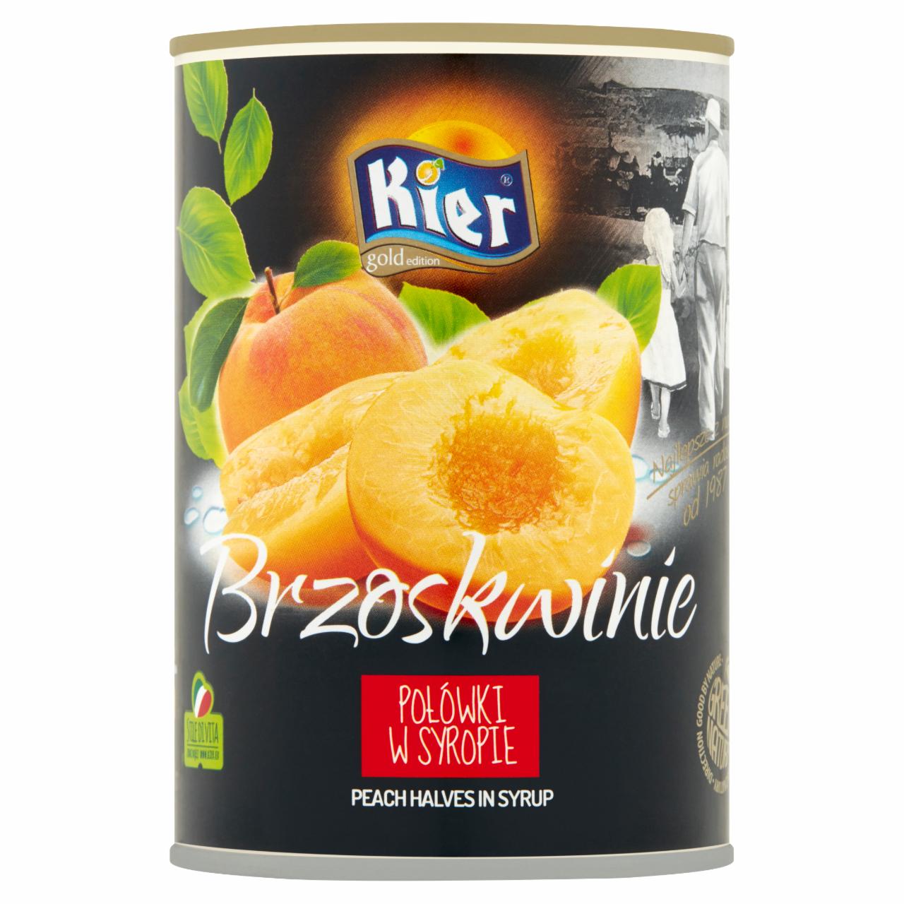 Zdjęcia - Kier Gold Edition Brzoskwinie połówki w syropie 425 g