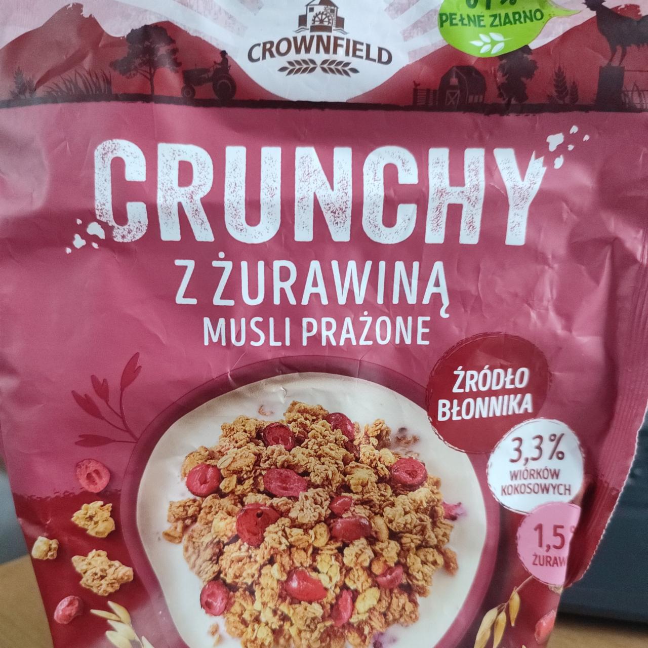 Zdjęcia - Crunchy z żurawiną musli prażone Crownfield