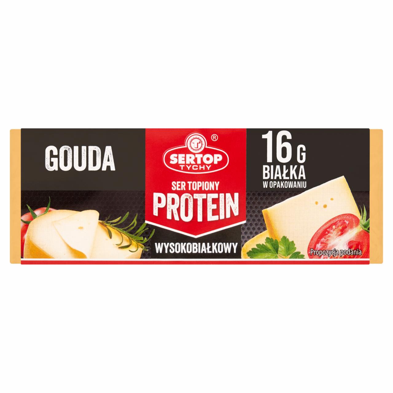 Zdjęcia - Sertop Tychy Protein Ser topiony gouda 90 g 