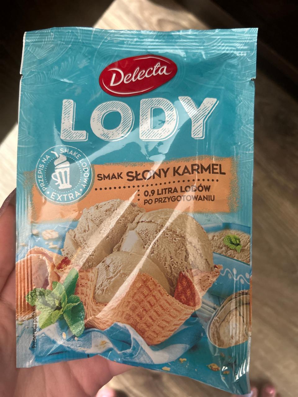 Zdjęcia - Lody smak słony karmel Delecta