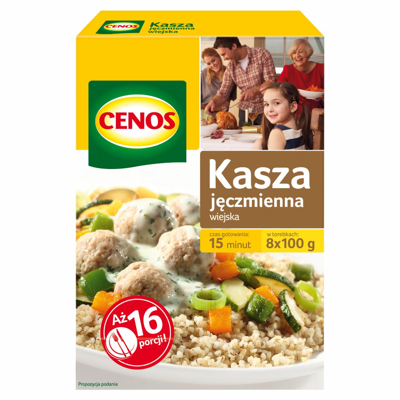 Zdjęcia - Cenos Kasza jęczmienna wiejska 800 g (8 torebek)