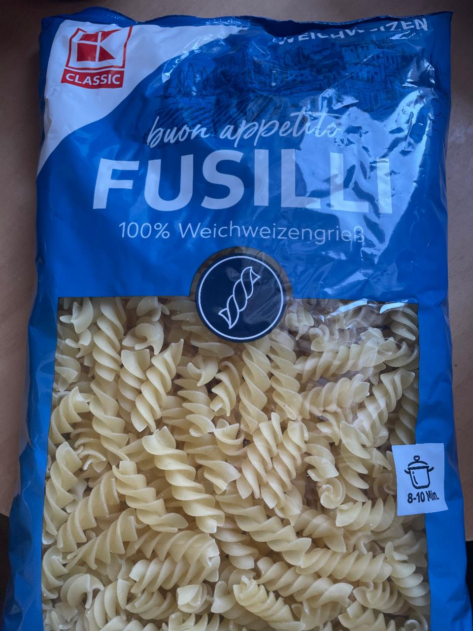 Zdjęcia - Buon appetito Fusilli K-Classic