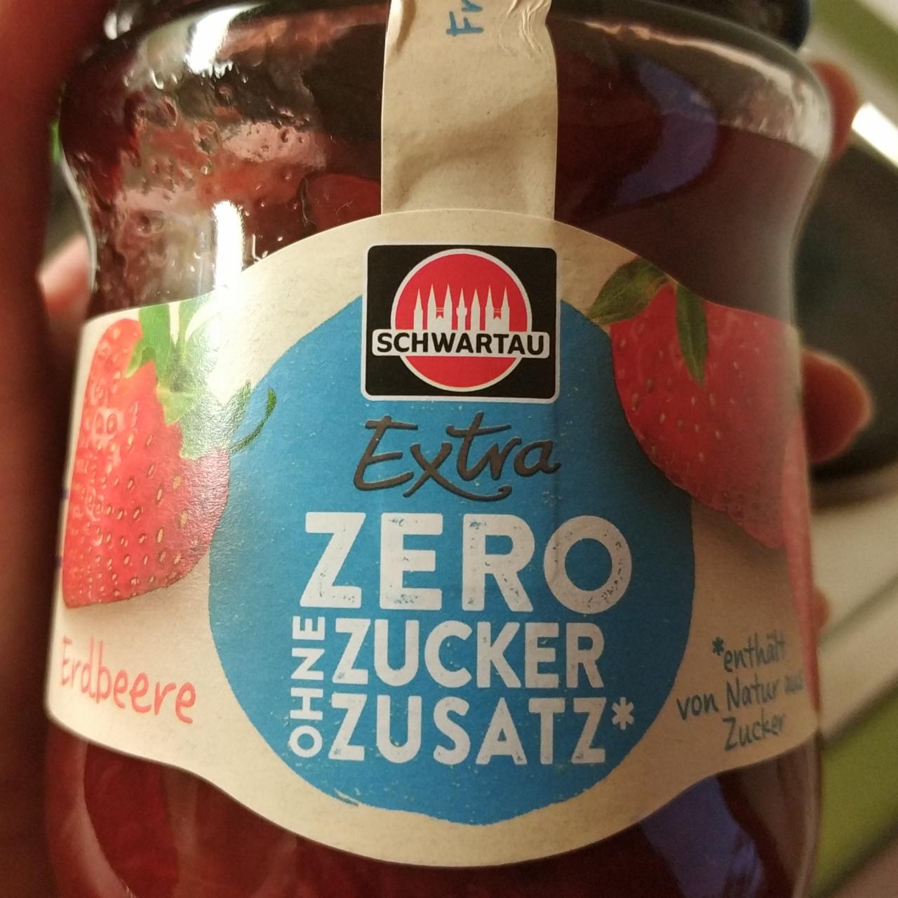 Zdjęcia - Extra zero ohne zucker zusatz Erdbeere Schwartau