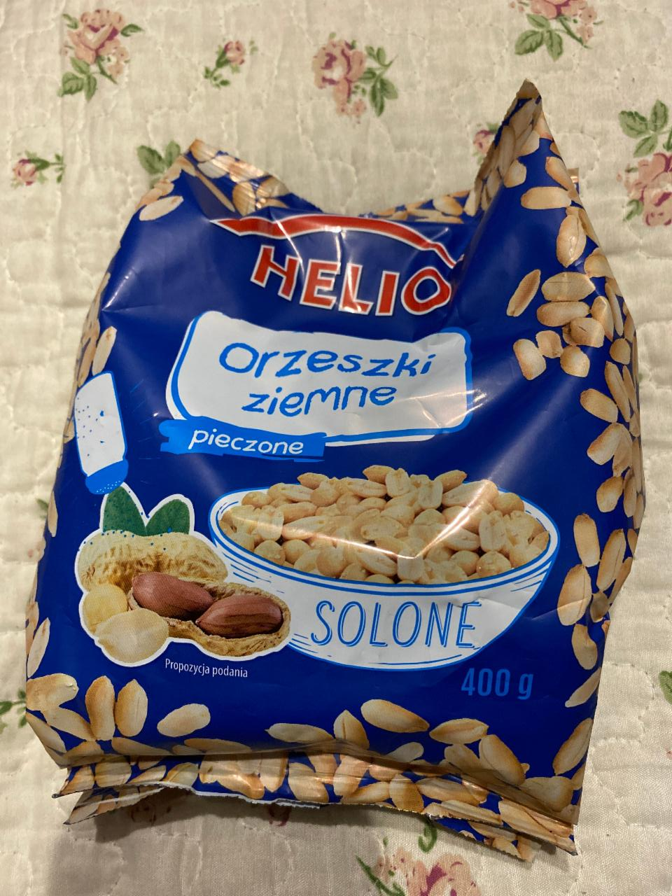 Zdjęcia - Helio Orzeszki ziemne pieczone solone 400 g