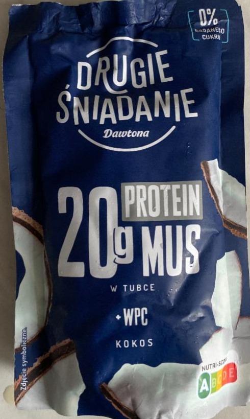 Zdjęcia - Protein mus w tubce kokos drugie śniadanie Dawtona