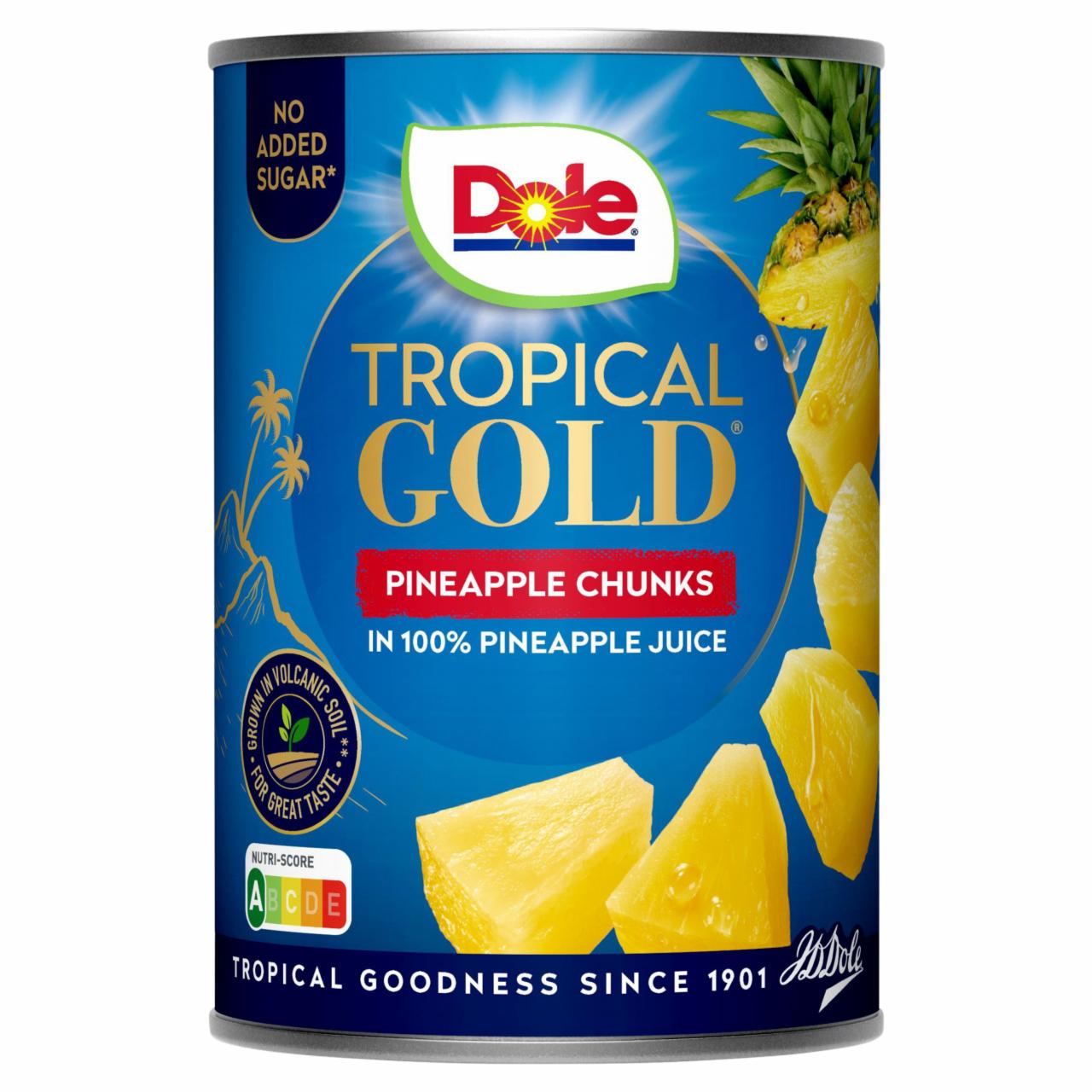 Zdjęcia - Dole Tropical Gold Kawałki ananasa w soku 567 g