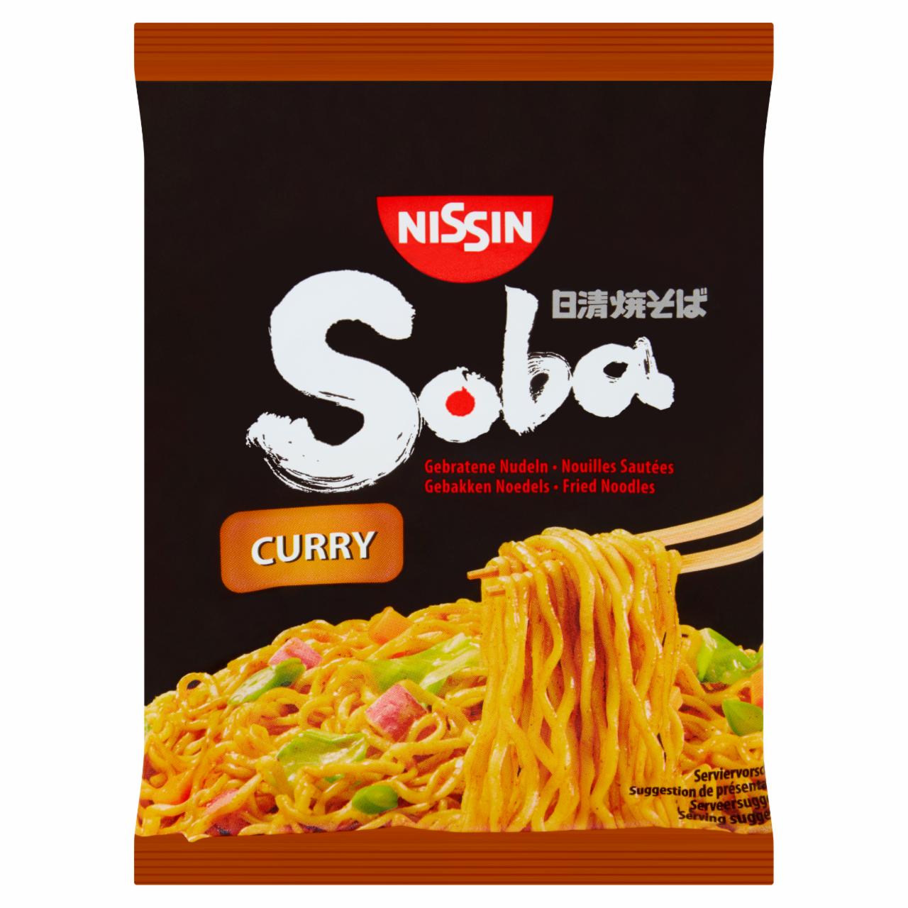 Zdjęcia - Nissin Soba Japoński makaron smażony curry 108 g