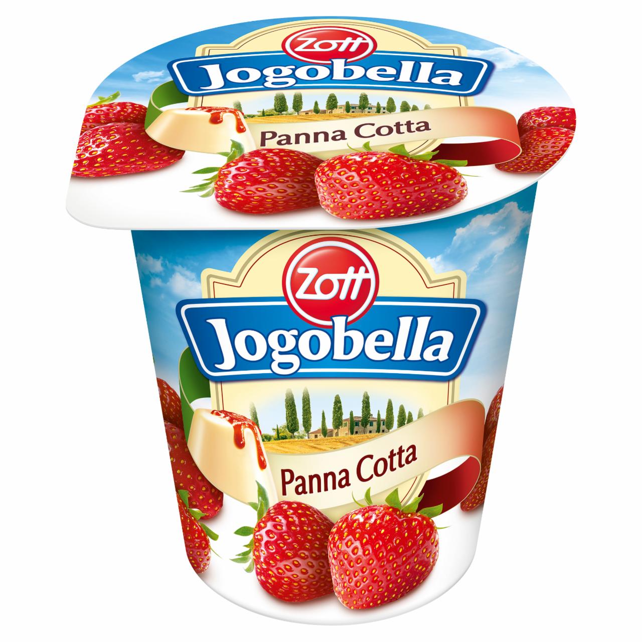 Zdjęcia - Jogobella Panna Cotta truskawka Zott