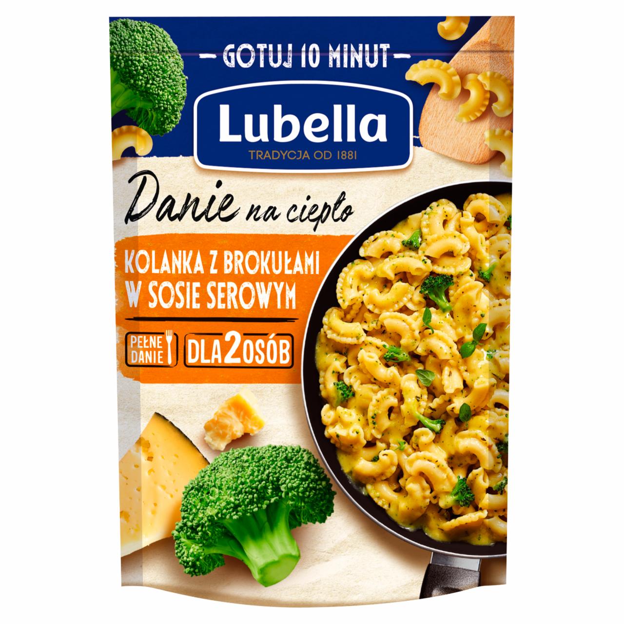 Zdjęcia - Lubella Danie na ciepło Kolanka z brokułami w sosie serowym 190 g