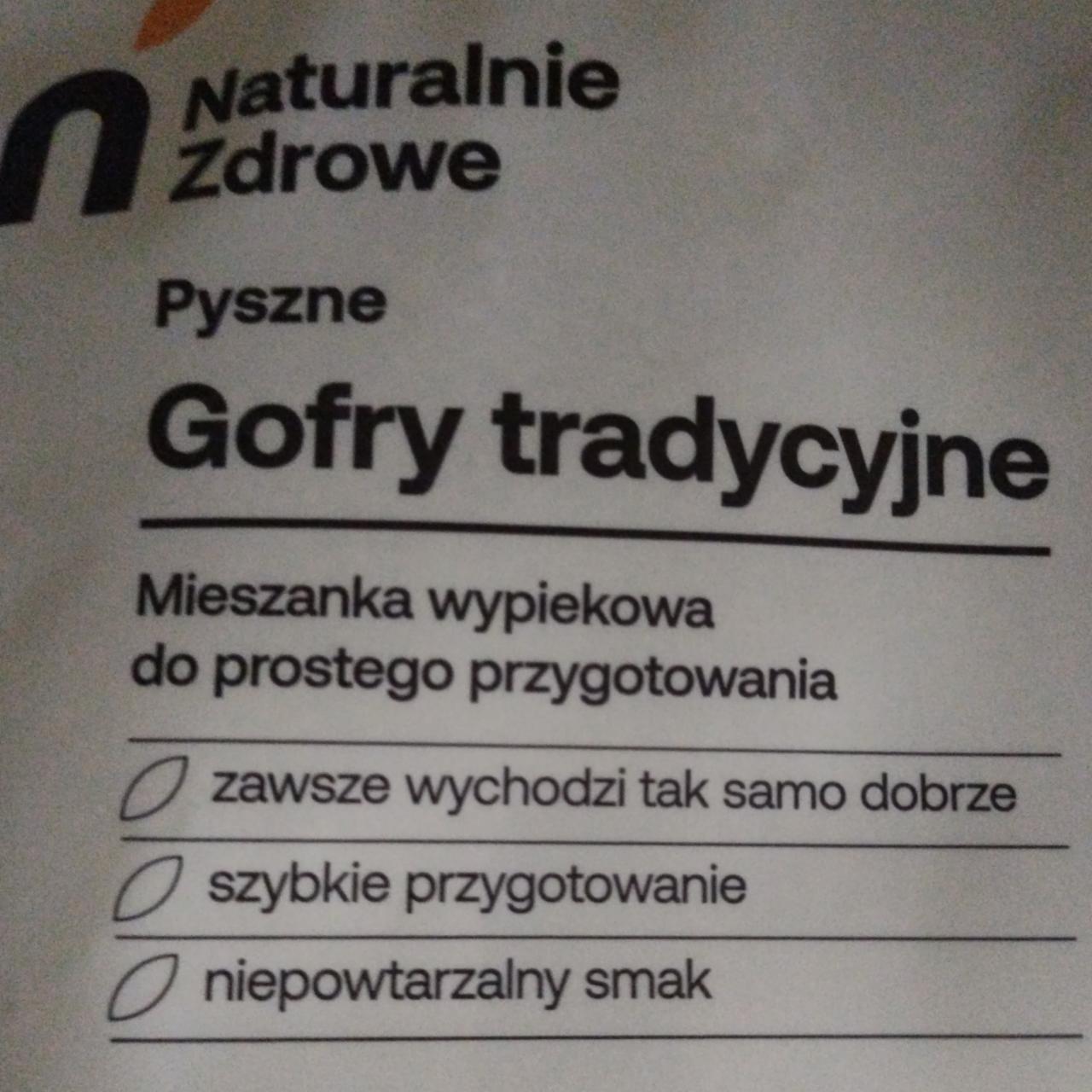 Zdjęcia - Gofry tradycyjne mieszanka wypiekowa Naturalnie Zdrowe