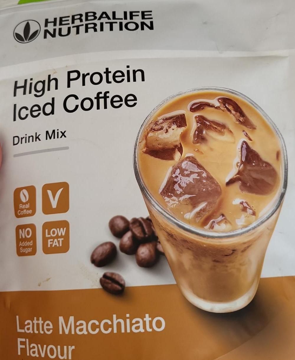 Zdjęcia - High protein iced coffee latte macchiato flavour Herbalife nutrition