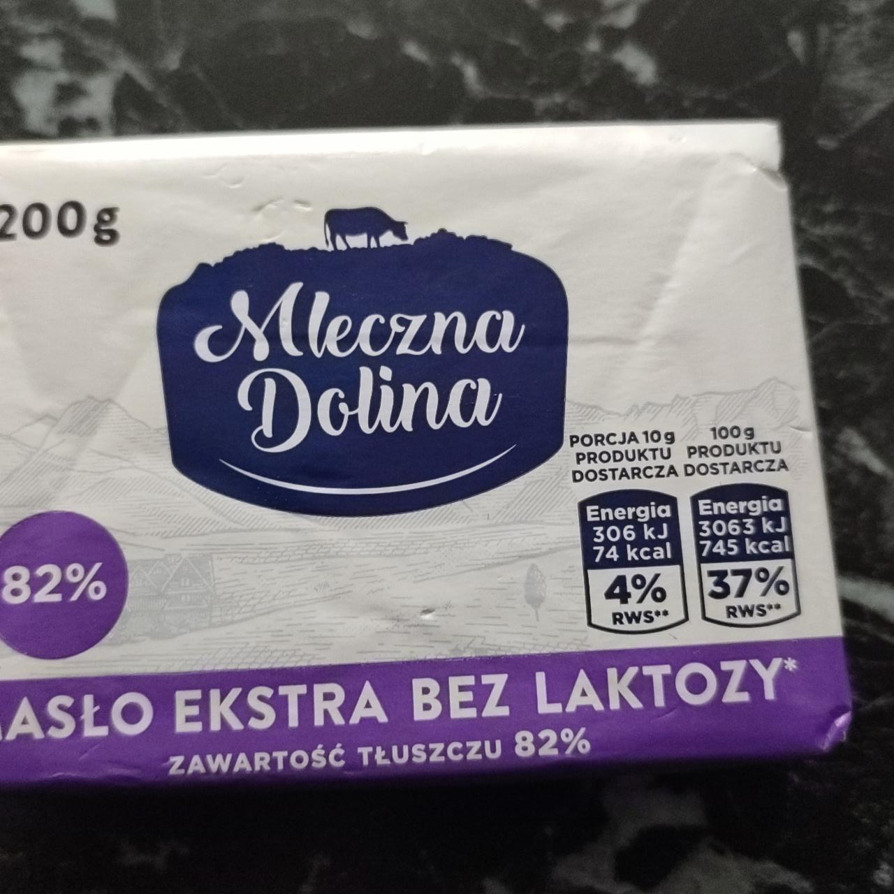 Zdjęcia - Masło ekstra bez laktozy Mleczna Dolina